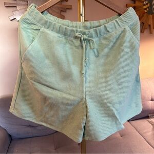 PINK Victoria's Secret Light Green Athletic Shorts